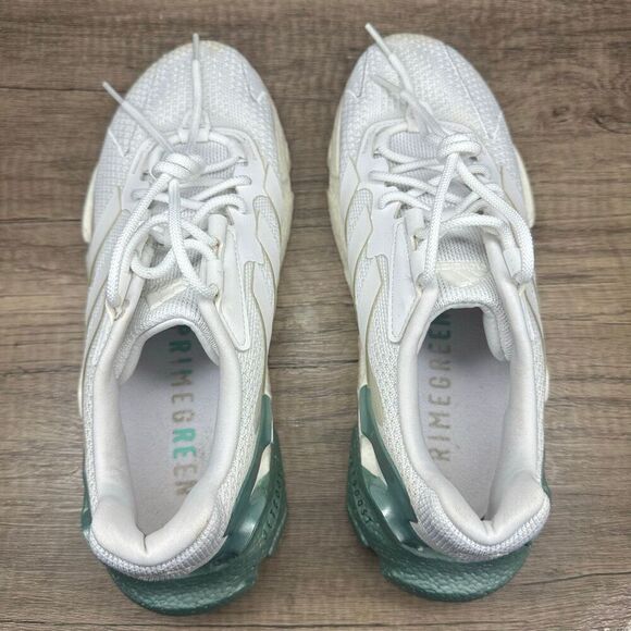 Adidas~Men\'s~X9000L4 BOOST White Metallic/Green  Running  Sneakers~Size 7‎